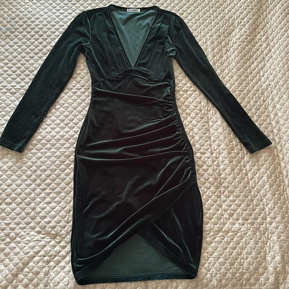 Velvet holiday dress size S - new